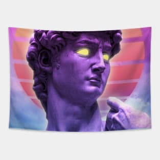 Vaporwave david Tapestry