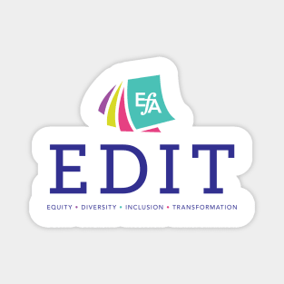 EFAs Equity, Diversity, Inclusion, and Transformation Committee Logo Magnet