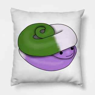 Genderqueer Snake Pillow