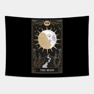 The Moon Tarot Card Tapestry