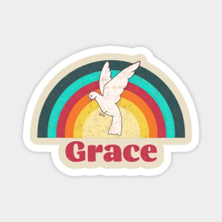 Grace - Vintage Faded Style Magnet