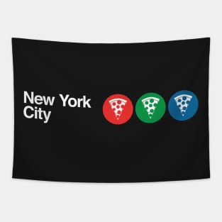 New York City Pizza T-Shirt Tapestry