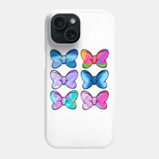 Colorful Wall Bows Phone Case