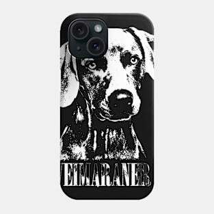 Weimaraner puppy Phone Case