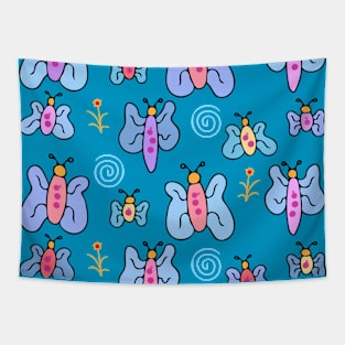 Cute and Colorful Butterfly Pattern Tapestry