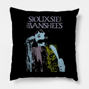 Siouxie and the Banshees Vintage Art Pillow