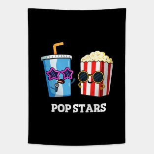 Pop Stars Funny Food Pun Tapestry