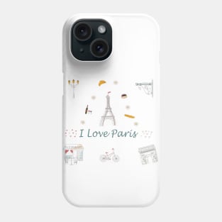 I love Paris Phone Case