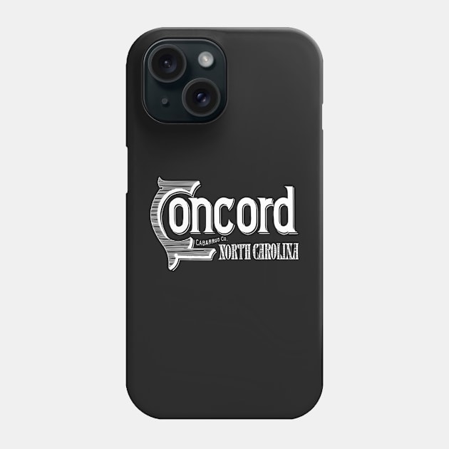 Vintage Concord, NC Phone Case by DonDota