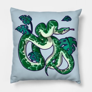 Livs Snake Green Pillow