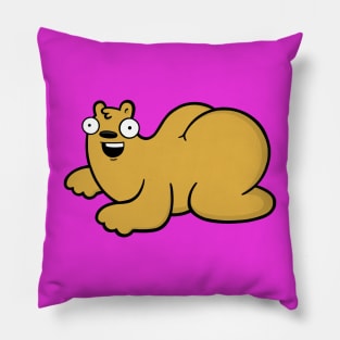 Booty Bear (Yellow) Pillow