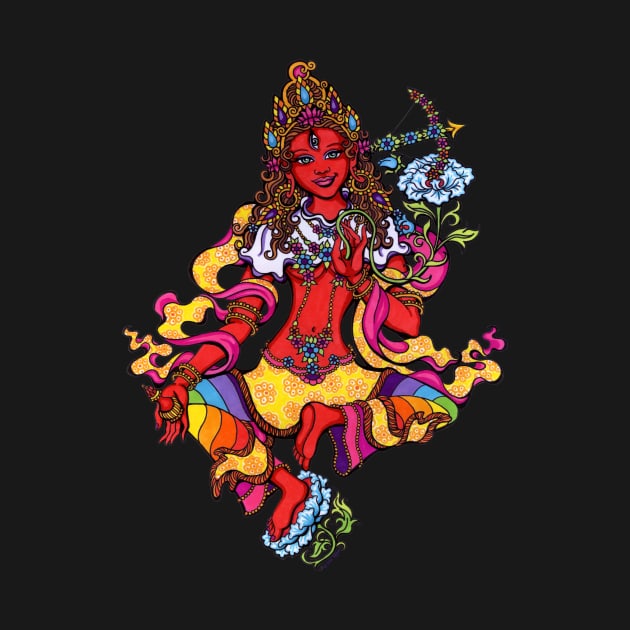 Red Tara by DakiniDreamer