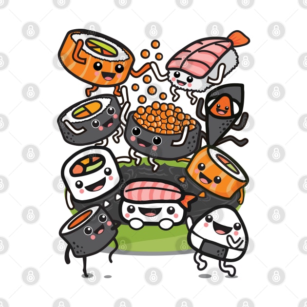 Sushi Fun by Plushism