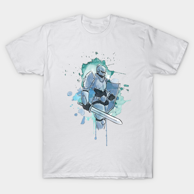 Discover Watercolor Knight - Watercolor - T-Shirt