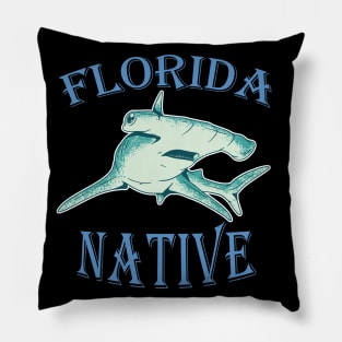 Florida Native is a Hammerhead! Pillow