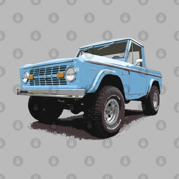 Ford Bronco - stylized color by mal_photography