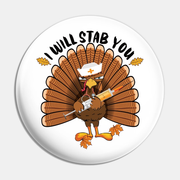 I'll stab you nurse funny thanksgiving gift idea Pin by DODG99