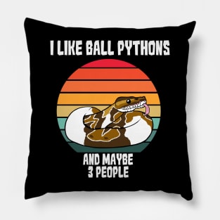 I Like Ball Pythons...and MAYBE 3 People Pillow