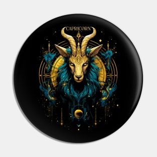 Horoscope - Capricorn Zodiac Sign Pin