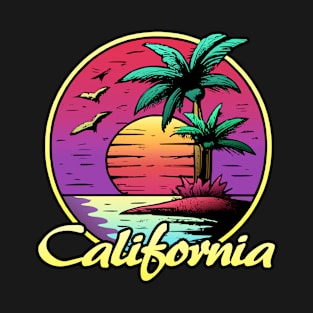 California summer sunset Sun T-Shirt