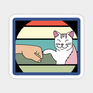 Best Retro Cat Owner Of All Time Magnet