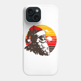 Retro Santa Claus Design - Classic Christmas Sweatshirt Phone Case