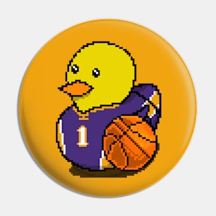 Lakers Basketball Rubber Duck 2 Pin