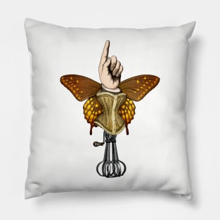 Butterhand Portrait Pillow