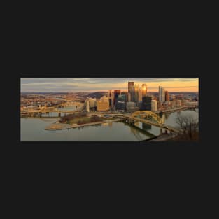 Pittsburgh Panoramic Sunset T-Shirt