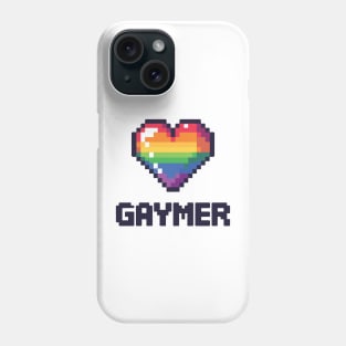 Cute Gaymer Rainbow Heart for the gamer Phone Case