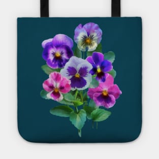 Bouquet of violets Tote