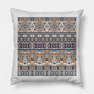 Ethnic patterns in oriental style. Pillow