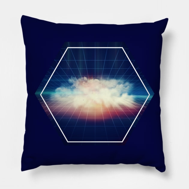 Disco Cloud Pillow by Sybille