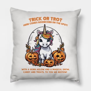 Boonicorn. trick or treat Pillow