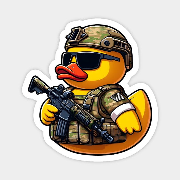 Rubber Duck Magnet by Rawlifegraphic
