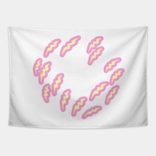 Pink Lemonade Lightning Tapestry