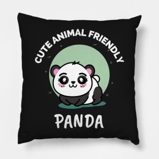 Cute Animal Friendly Panda - Gift Ideas For Animal and Panda Lovers - Gift For Boys, Girls, Dad, Mom, Friend, Panda lovers - Panda Lover Funny Pillow