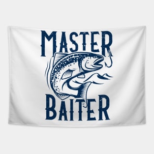 Master Baiter blue print Tapestry