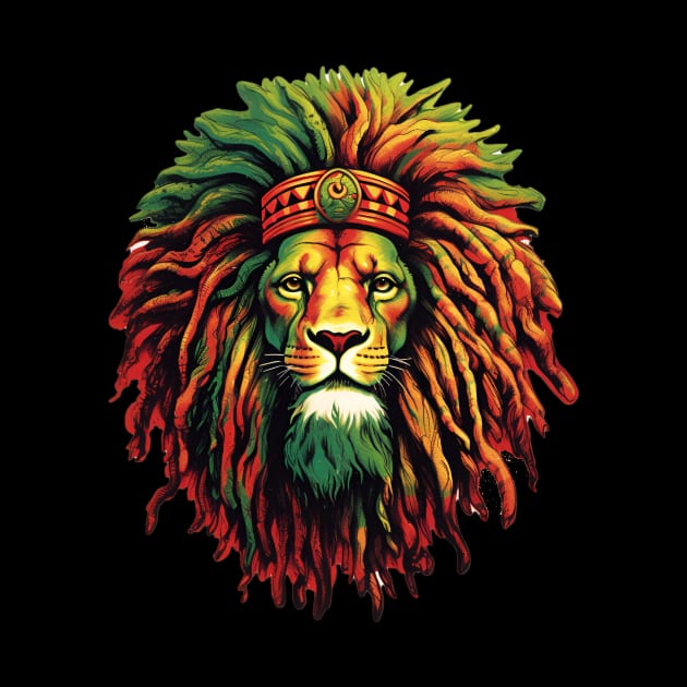 Jamaica Flag with Rasta Color Lion, Jamaican Pride by alzo