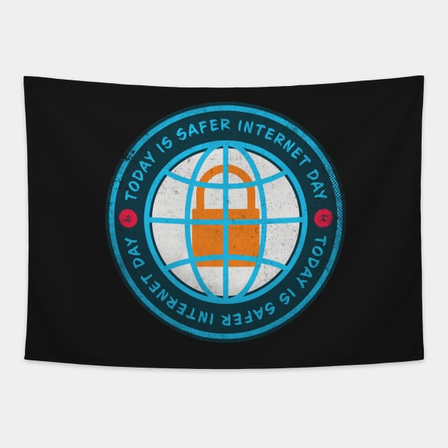 Today is Safer Internet Day Tapestry by lvrdesign