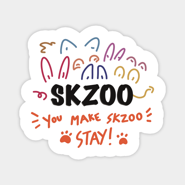 You Make SKZOO Stay Stray Kids Design Magnet by Orimei