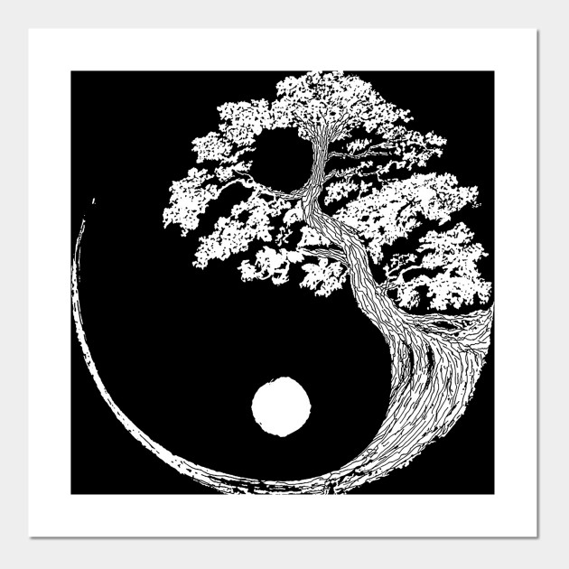 Yin Yang Symbol Yin Yang Affiche Et Impression D Art