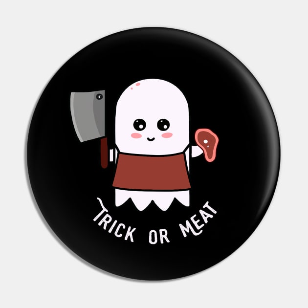 Halloween Butcher - Trick or meat Pin by karutees