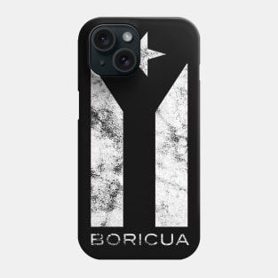 Puerto Rico Black Flag Phone Case