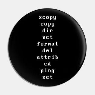 DOS commands Pin