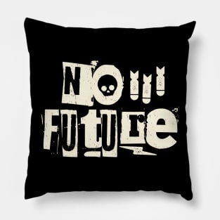 No Future Punk Pillow