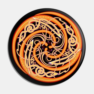 Ancient Celtic triskelion Pin