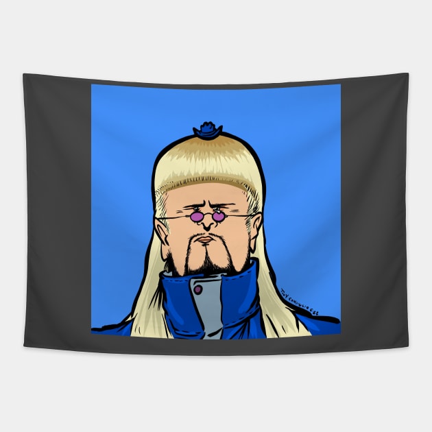 Oliver Tree Cowboy Tears Tapestry by doubletony