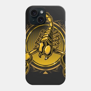 Golden Scorpio Phone Case