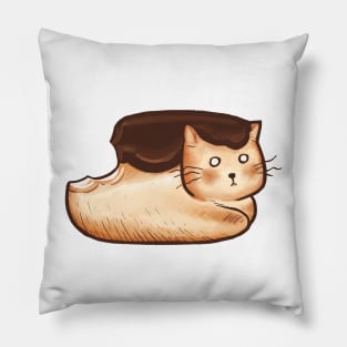 Bread Loaf Cat Chocolate Pillow